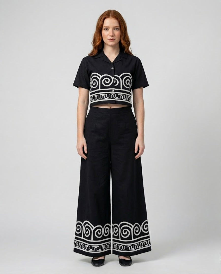 Stylish Comfortable Lounge Co-Ord Set for Women with Round Neck & 3/4th Sleeves